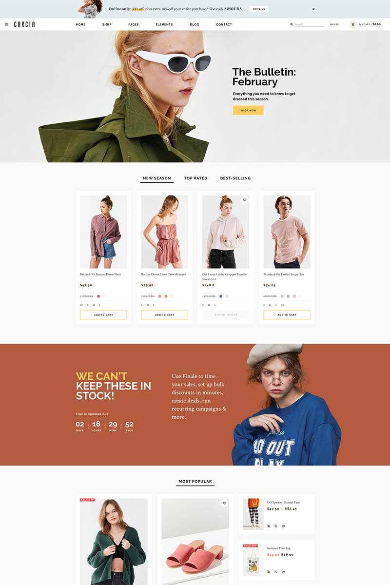 WordPress WooCommerce - W325