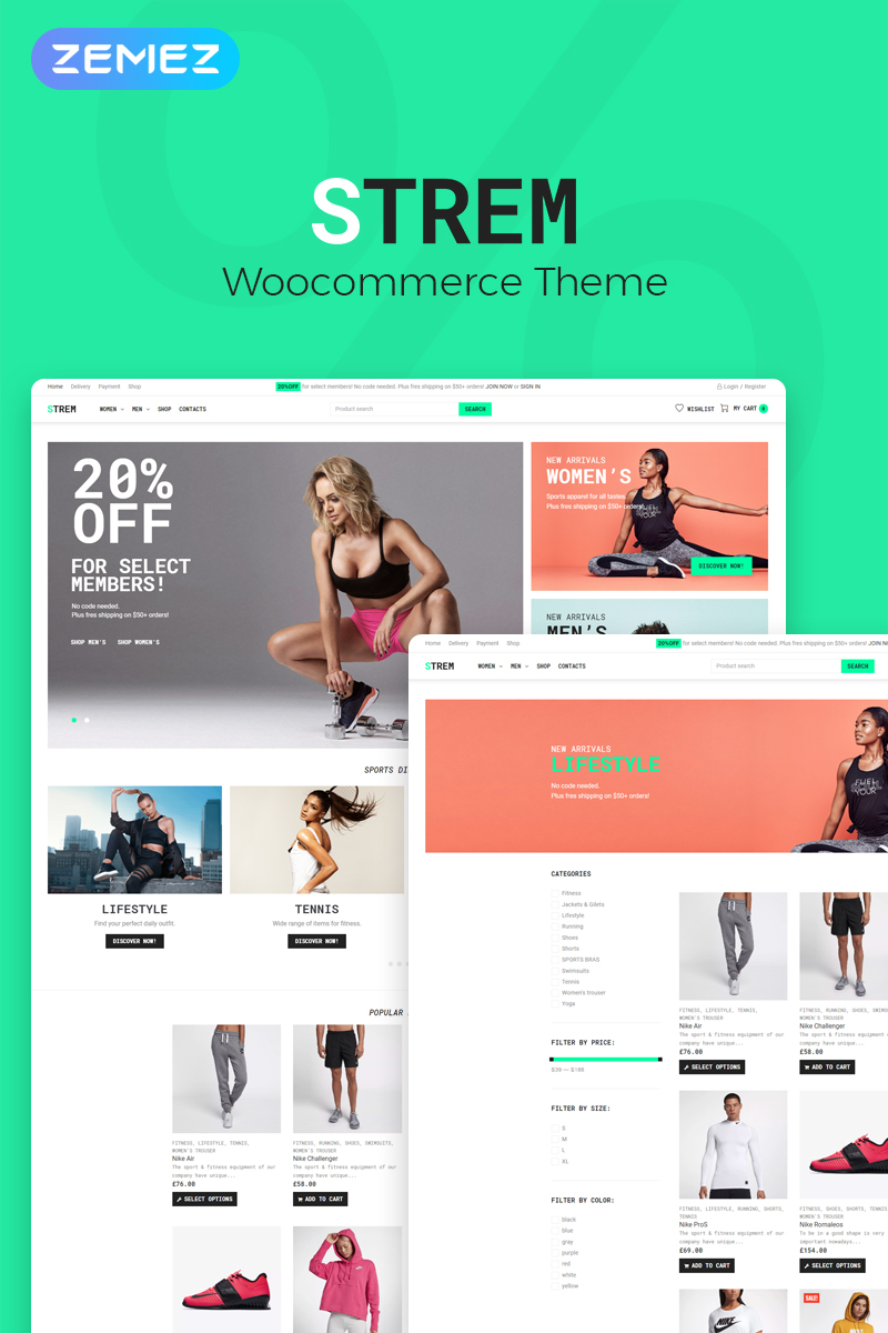 WordPress WooCommerce - W340