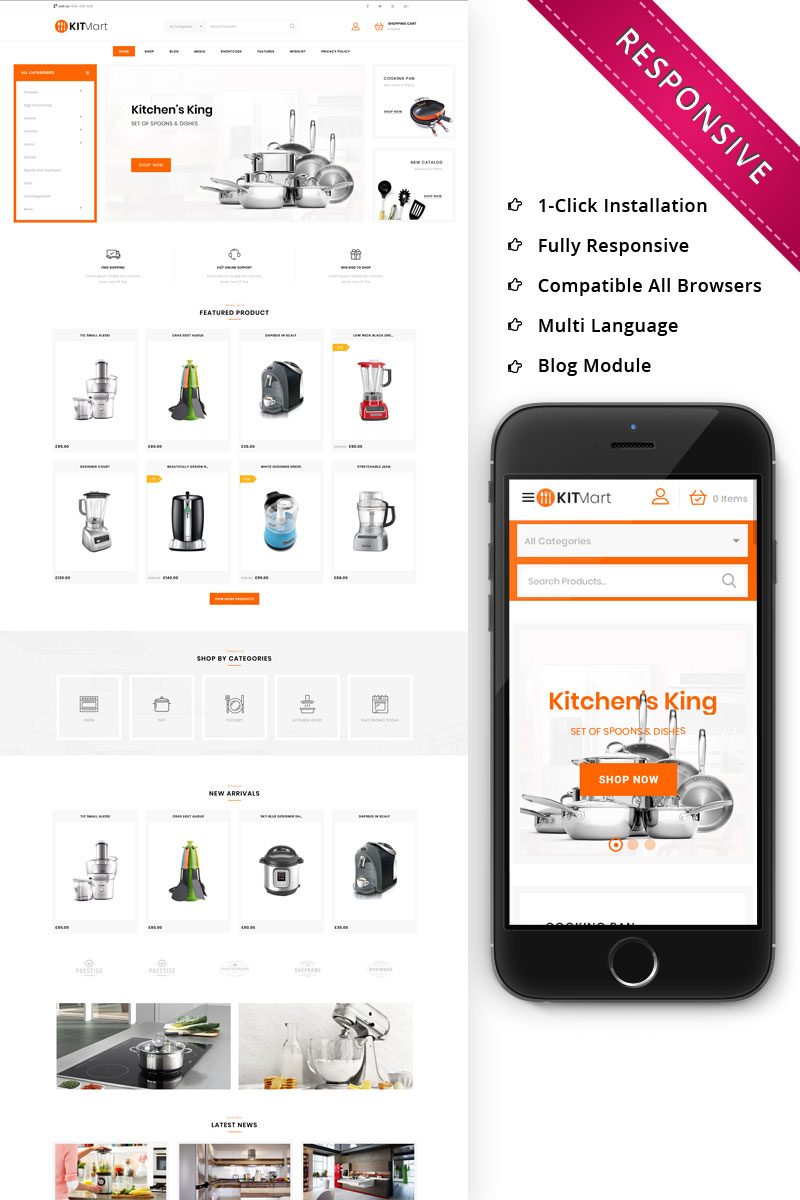 WordPress WooCommerce - W357
