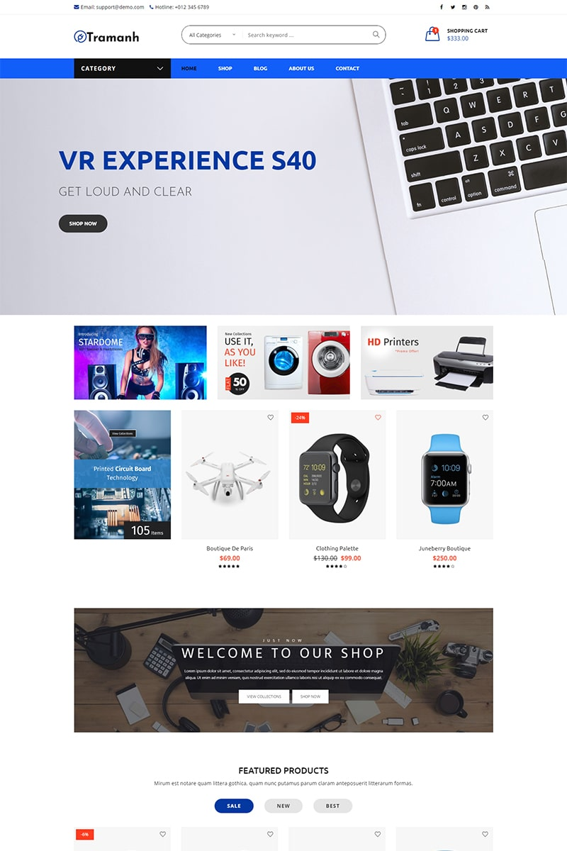 WordPress WooCommerce - W362