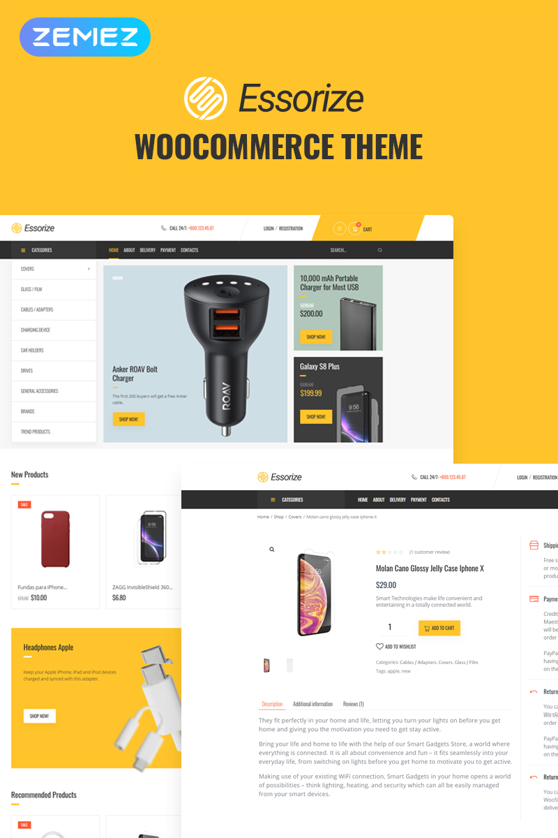 WordPress WooCommerce - W768