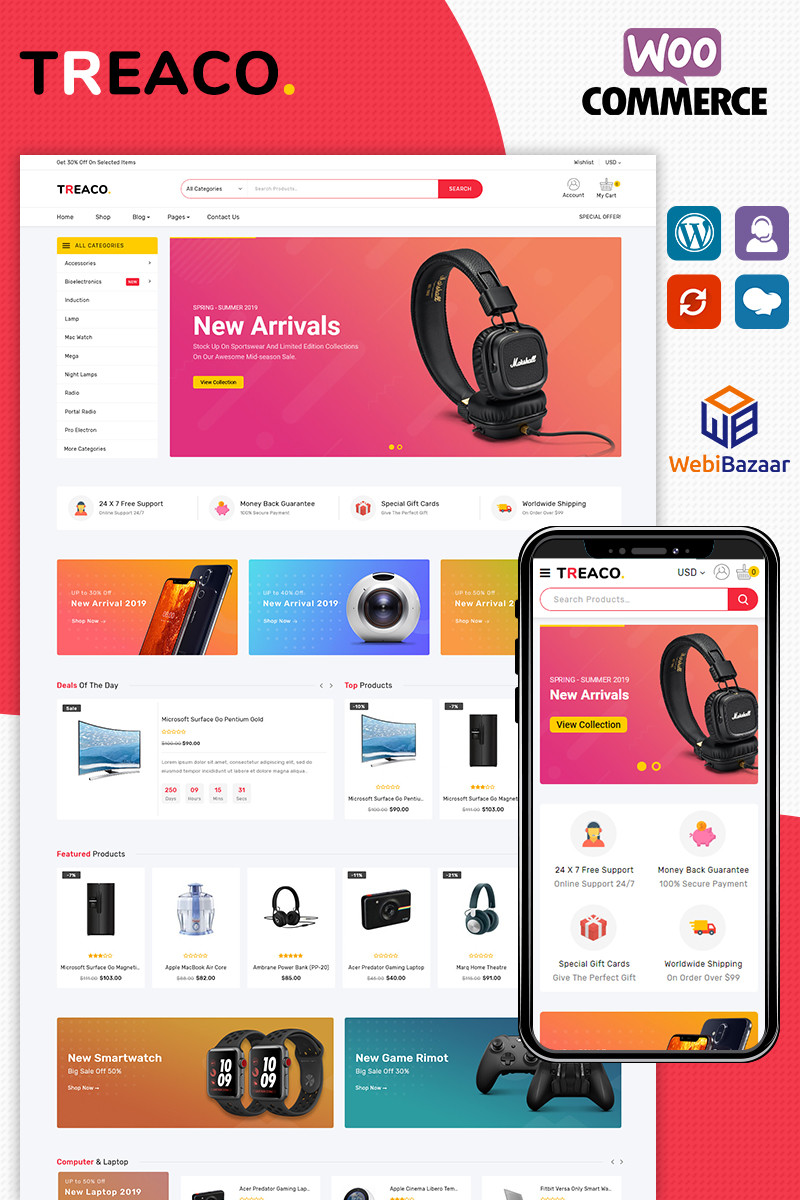 WordPress WooCommerce - W822
