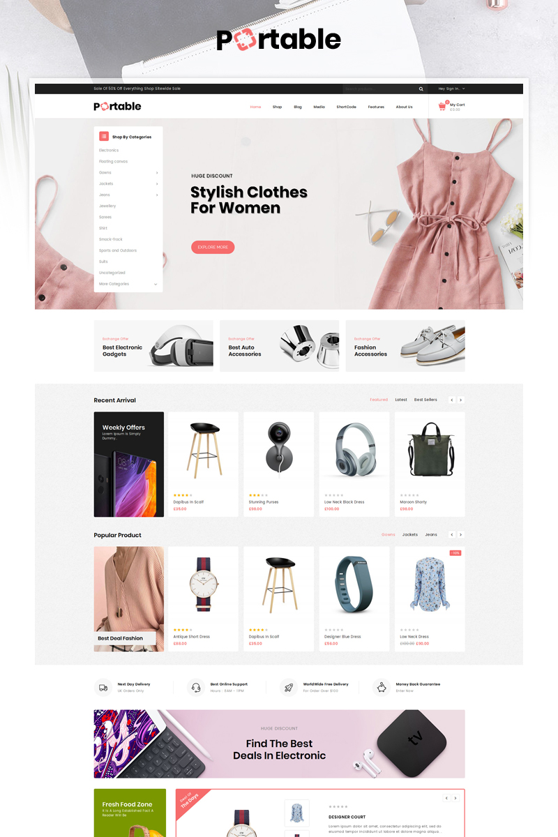 WordPress WooCommerce - W850