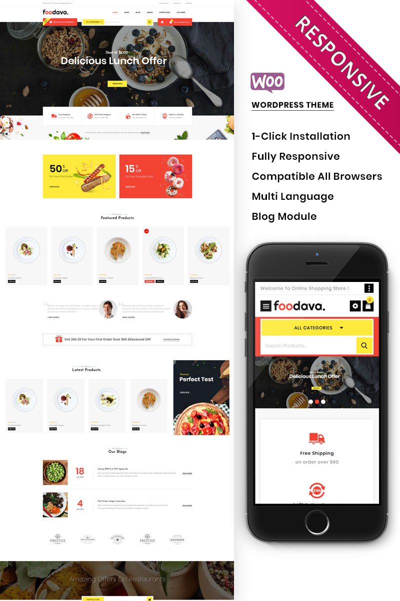 WordPress WooCommerce - W880
