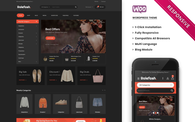 WordPress WooCommerce - W953