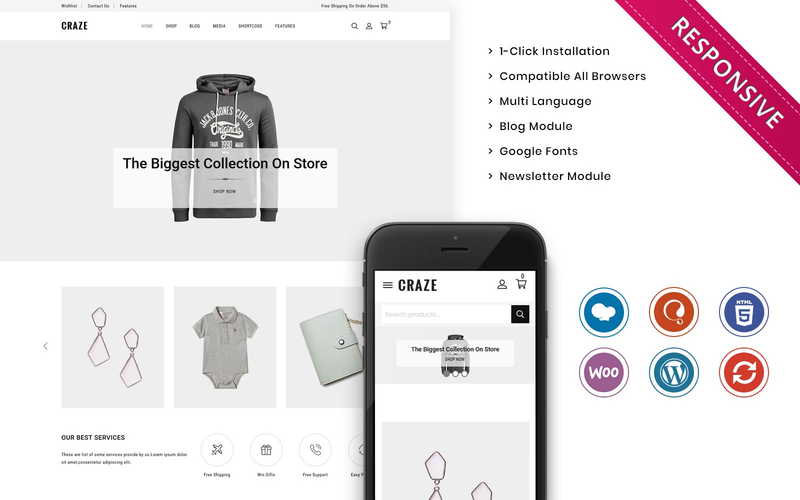 WordPress WooCommerce - W983