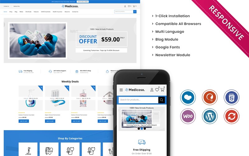 WordPress WooCommerce - W990