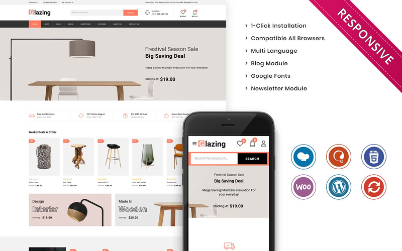 WordPress WooCommerce - W1024