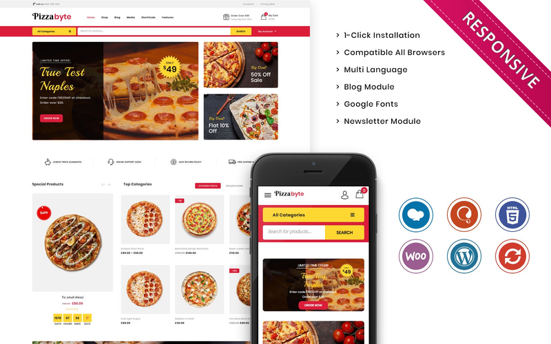 WordPress WooCommerce - W1030
