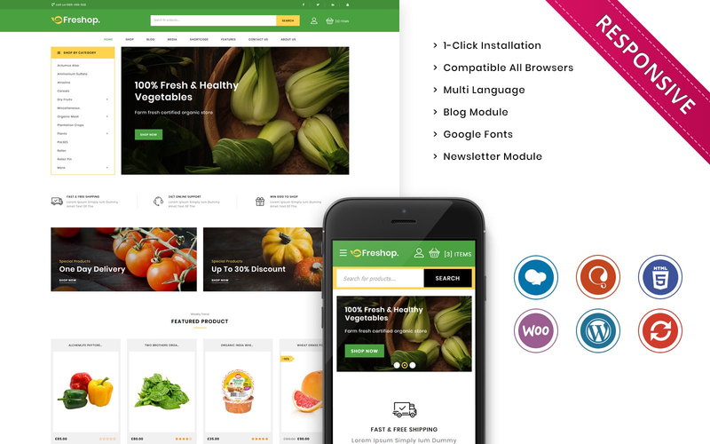 WordPress WooCommerce - W1052