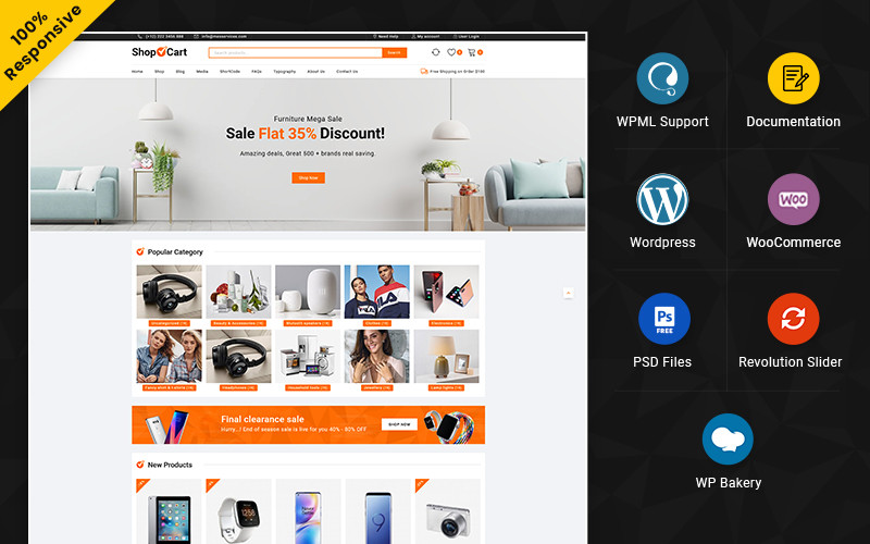 WordPress WooCommerce - W1223
