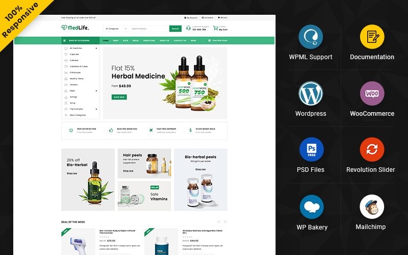 WordPress WooCommerce - W1253