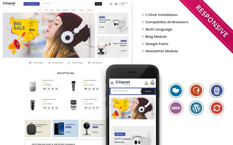 WordPress WooCommerce - W1289