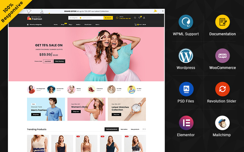 WordPress WooCommerce - W1313