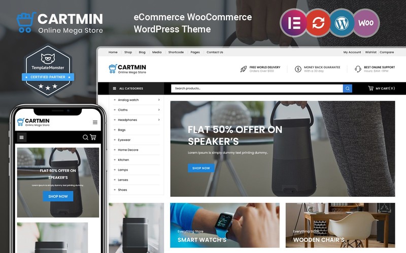 WordPress WooCommerce - W1347