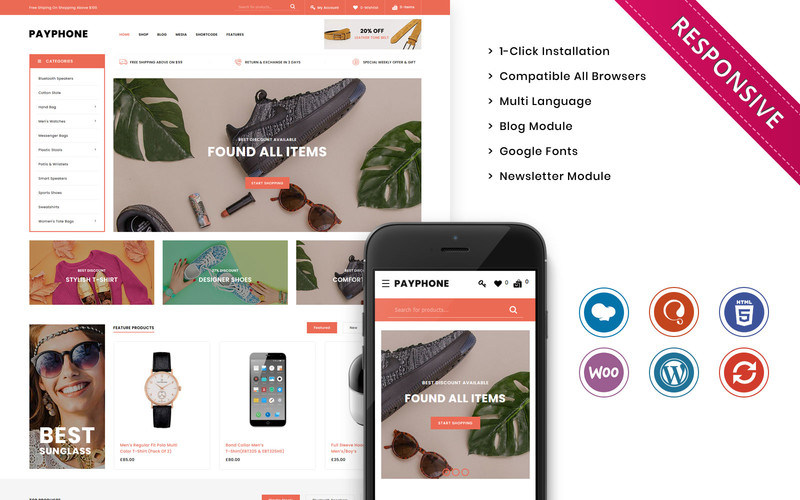 WordPress WooCommerce - W1377