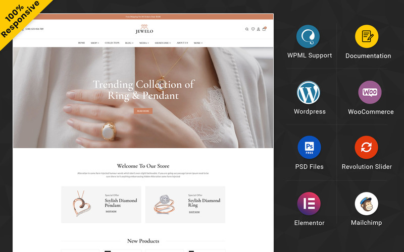WordPress WooCommerce - W1386