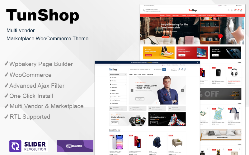 WordPress WooCommerce - W1396