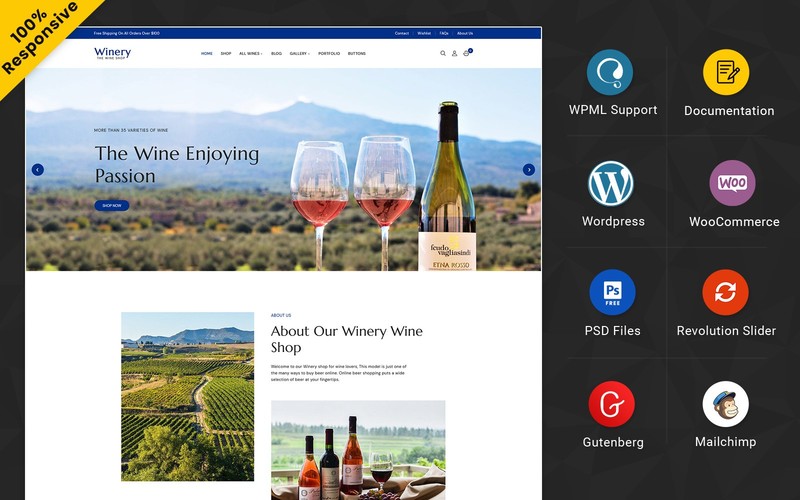 WordPress WooCommerce - W1398