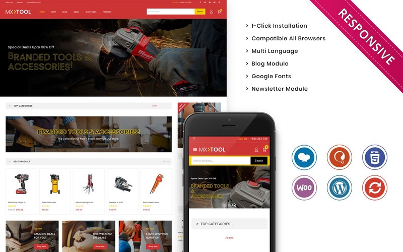 WordPress WooCommerce - W1408