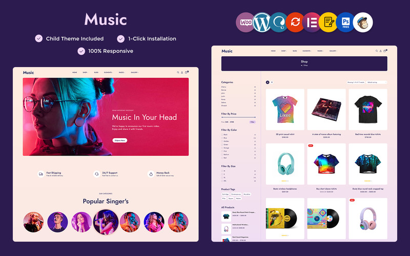 WordPress WooCommerce - W1424