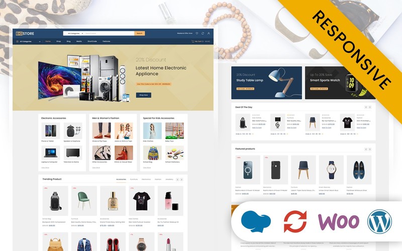 WordPress WooCommerce - W1460