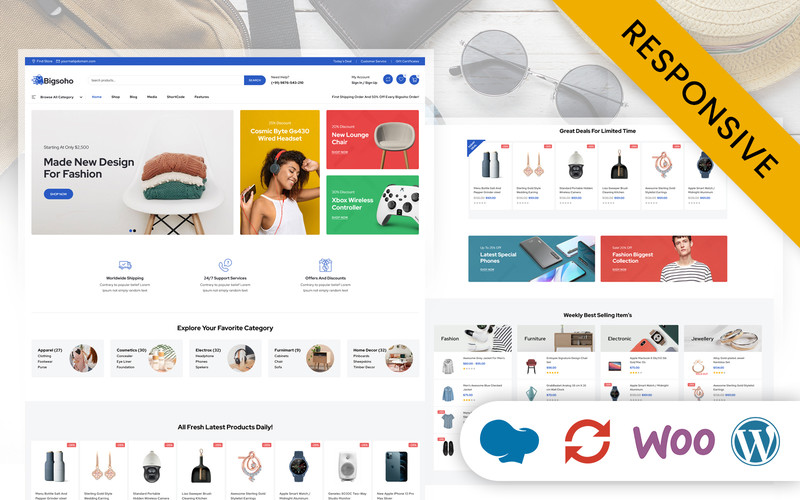 WordPress WooCommerce - W1574