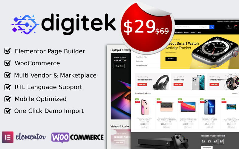 WordPress WooCommerce - W1589