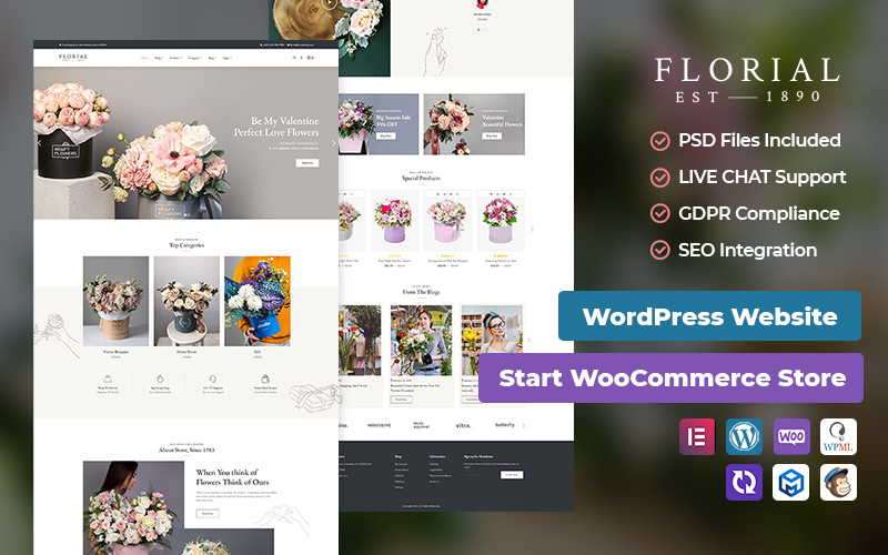 WordPress WooCommerce - W1619